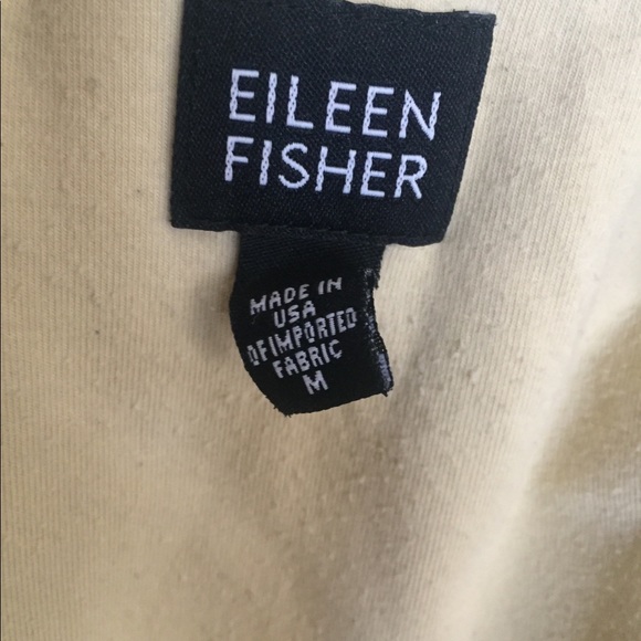 Yellow Eileen Fisher top - Picture 4 of 5